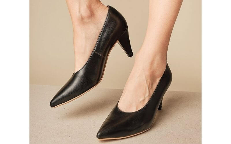 black heels