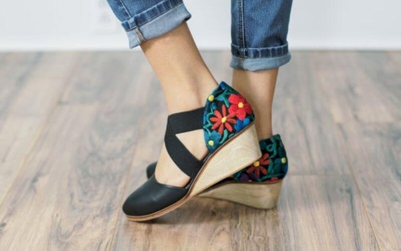 black heels