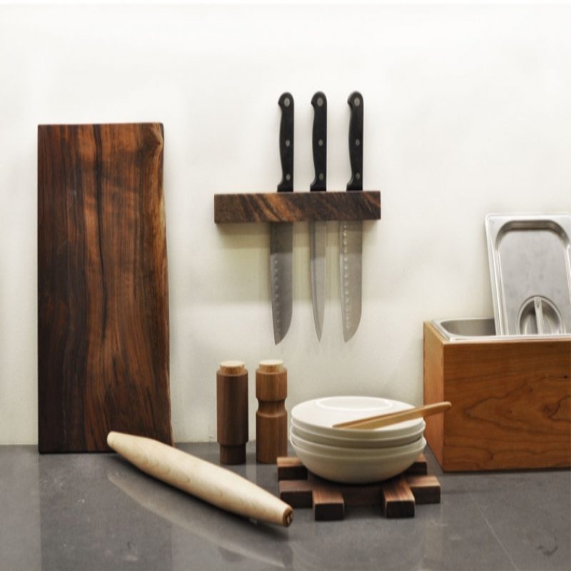 Wooden bread board
