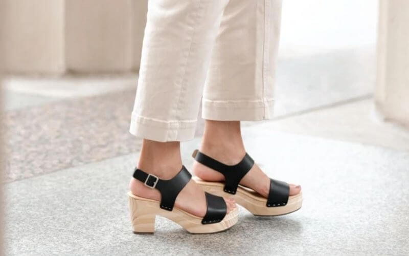 black heels